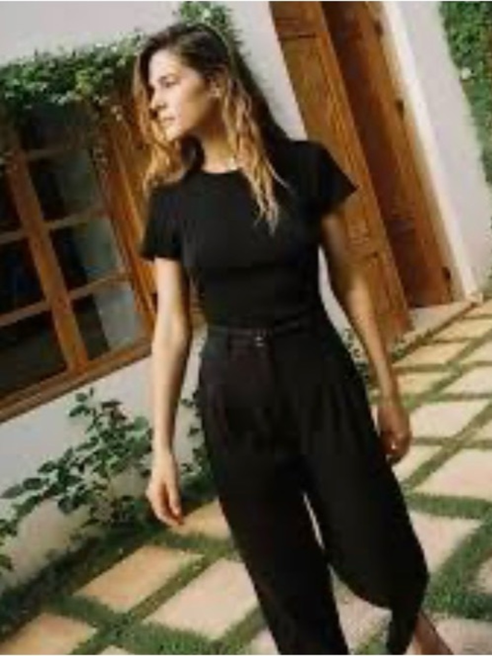 Christy Dawn Rayne Tee Black